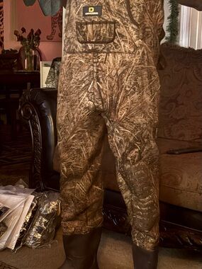 DRYCODE Men's Brown Mossy Camo Cargo Pants - Waterproof Outdoor Workwear